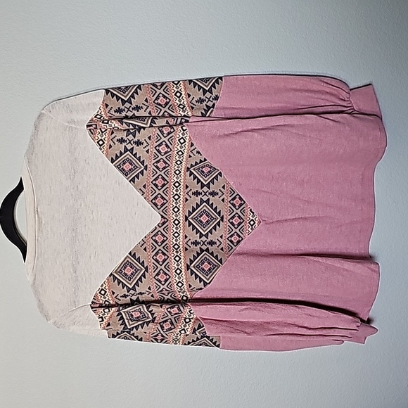 Twenty second Western Rodeo southwest tribal long sleeve sweater top medium - Picture 6 of 6